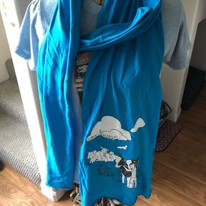 Cow Hugger Vegan/PITA Scarf